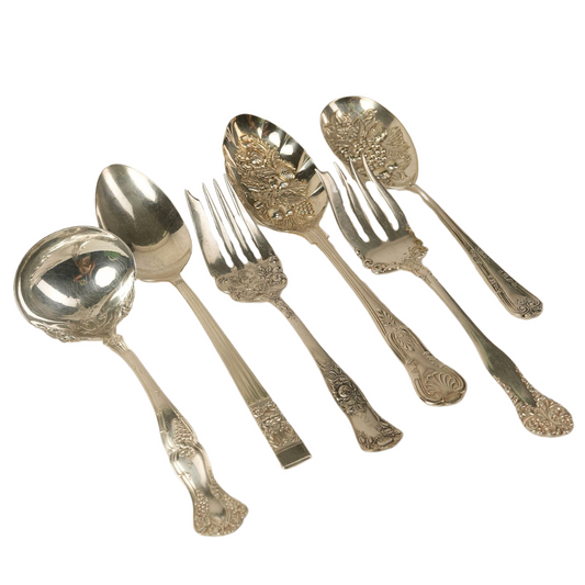 Antique Rosalie Serving Fork