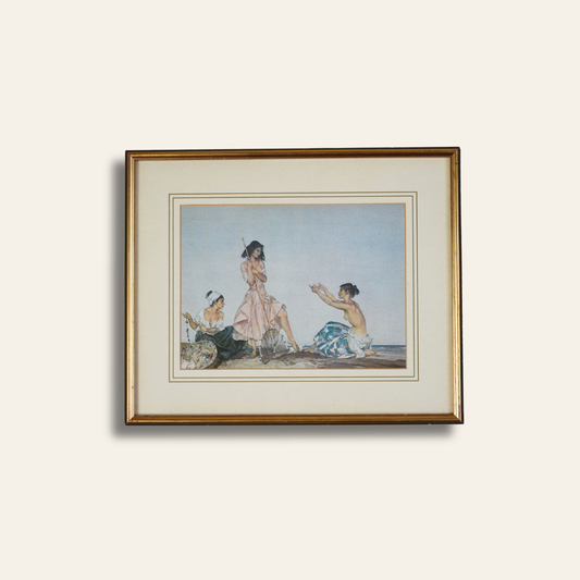 "The Sentimentalists" | Vintage Framed Print
