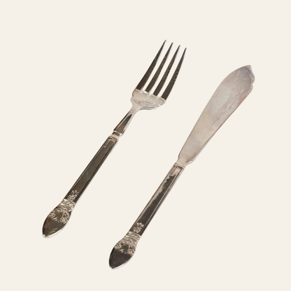 Vintage Knife & Fork | Set of 12