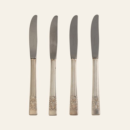 Antique Silver-plated Knives | Set of 8