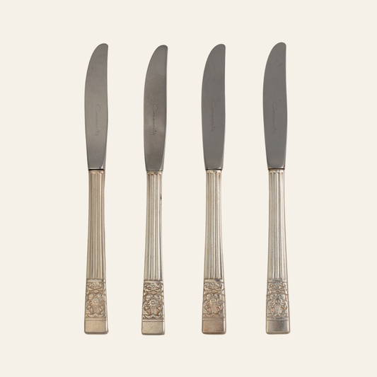 Antique Silver-plated Knives | Set of 8