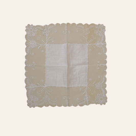 Vintage Embroidered Doily