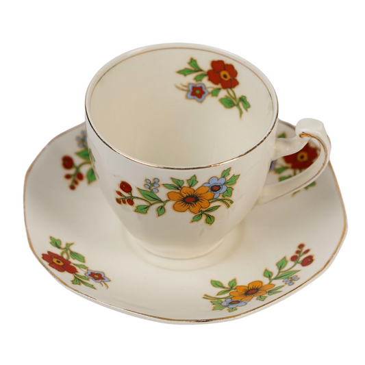 Alfred Meakin Vintage Tea Cup & Saucer | Set of 3