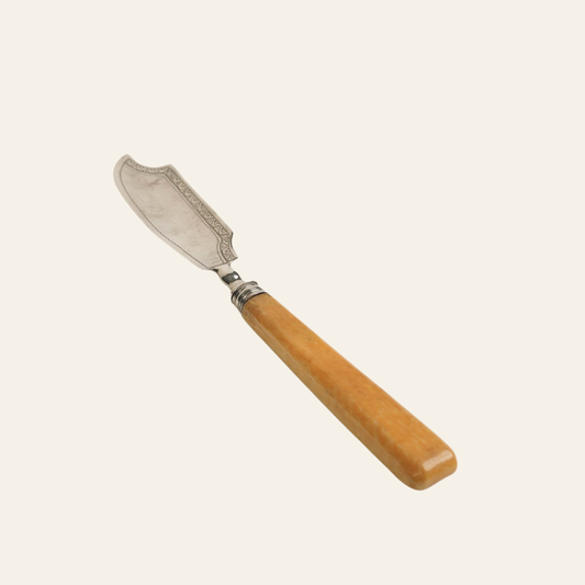 Antique Solid Silver Serving Knife