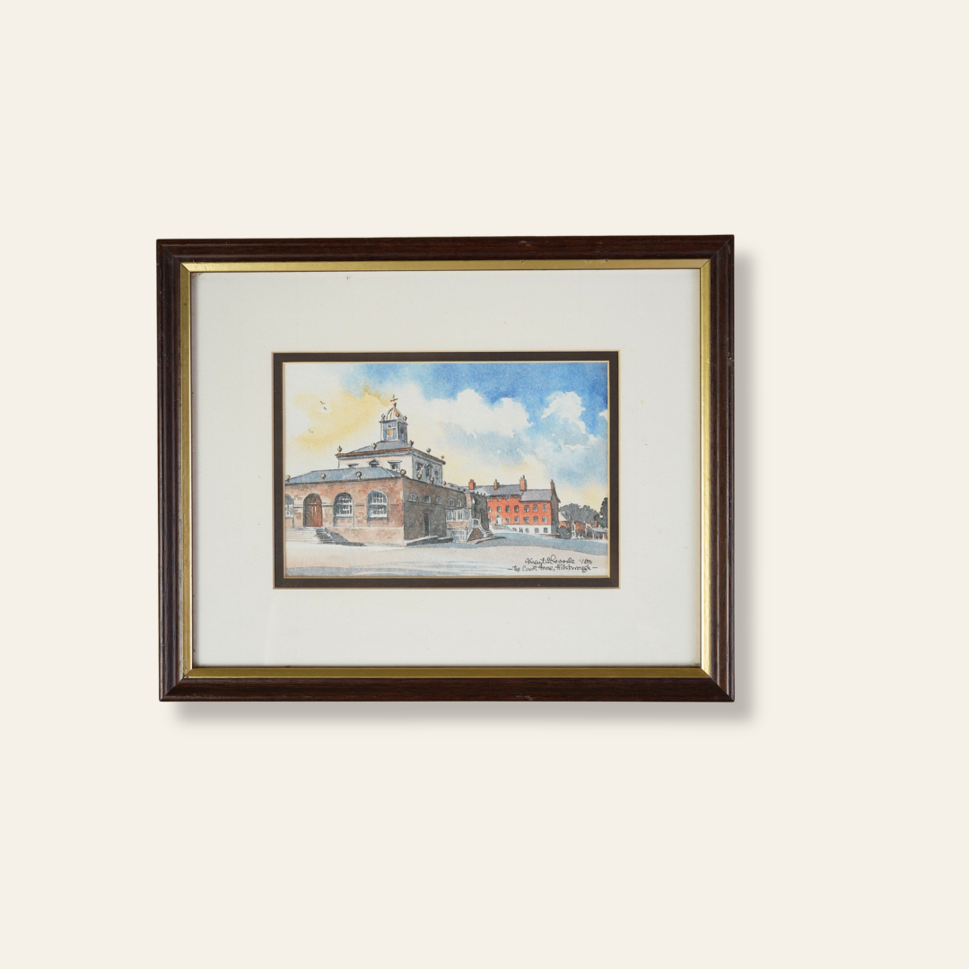 The Court House, Hillsborough — Framed Watercolour Print