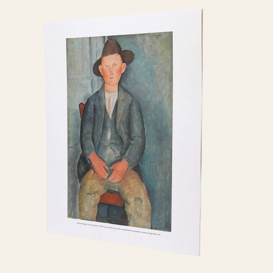 Print of The Little Peasant by Amedeo Modigliani