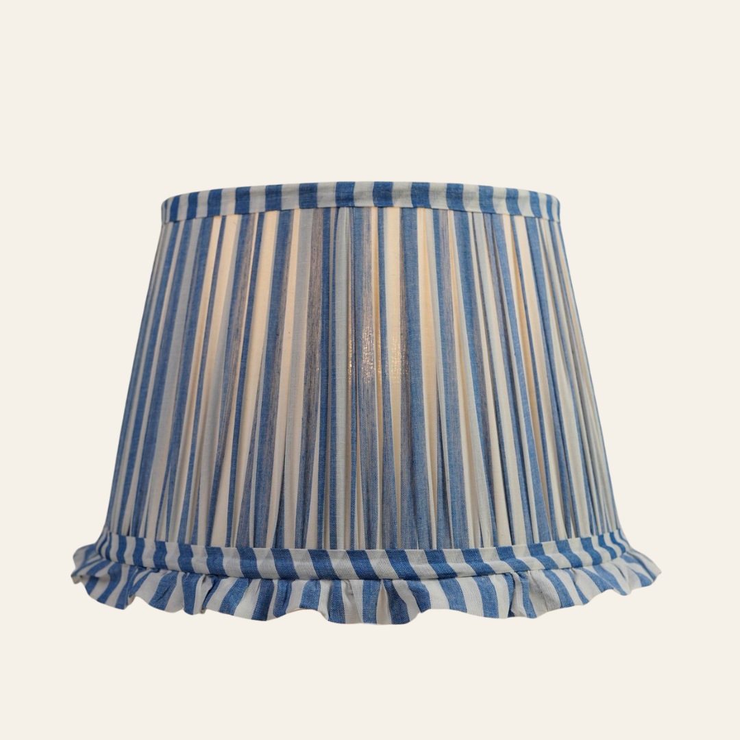 Stripe & Frill Cotton Lampshade