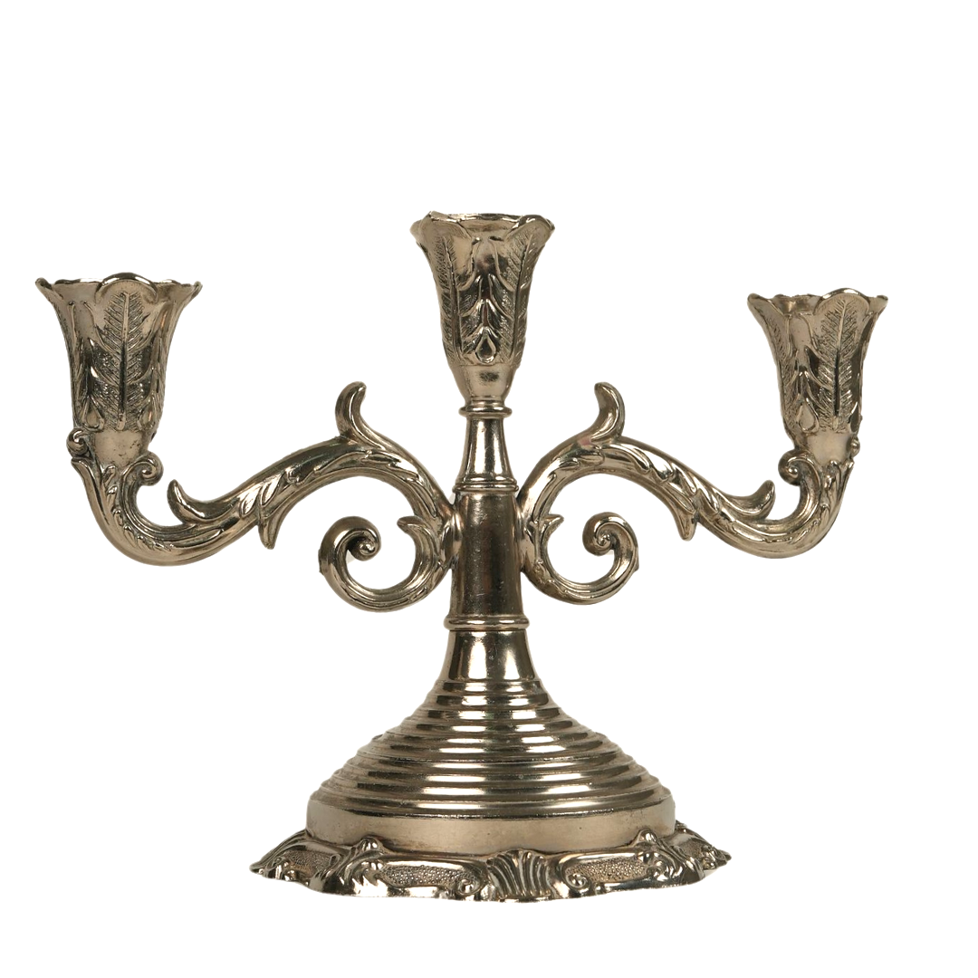 Antique Silver Candelabras | Set of 2