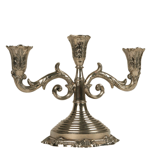 Antique Silver Candelabras | Set of 2