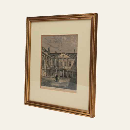 Framed Engraving of Original St Thomas’ Hospital