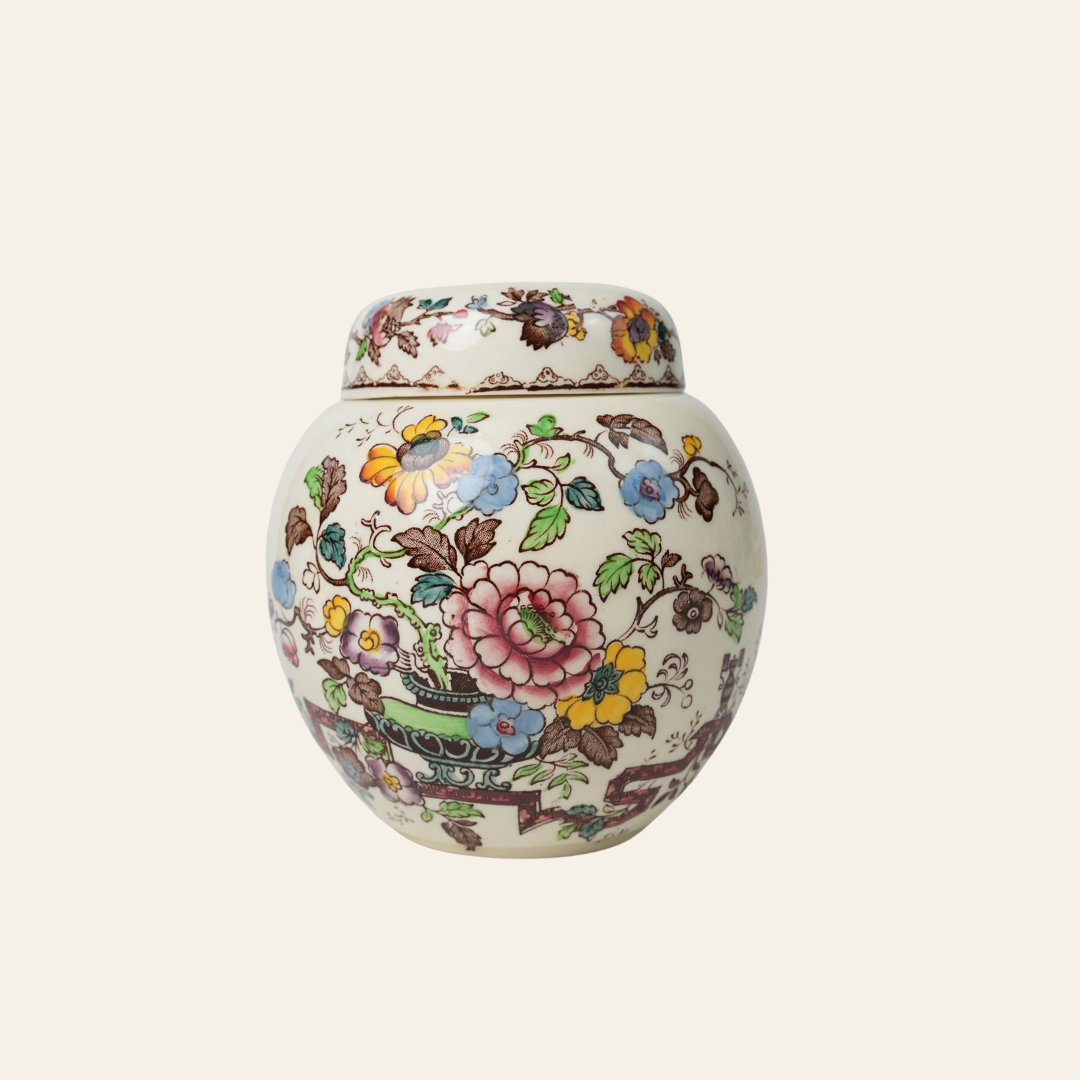 Mason’s Ironstone Chinoiserie Floral Jar