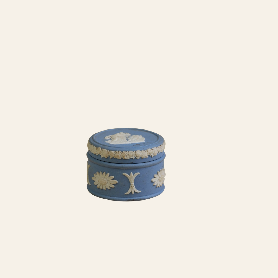 Jasperware Wedgwood Small Trinket Box