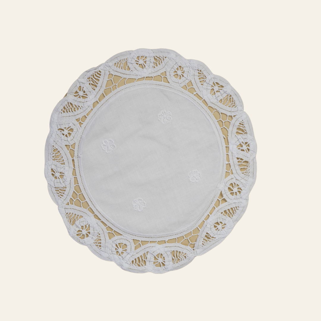 Vintage Crochet Doily | Set of 2