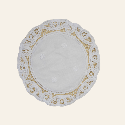 Vintage Crochet Doily | Set of 2