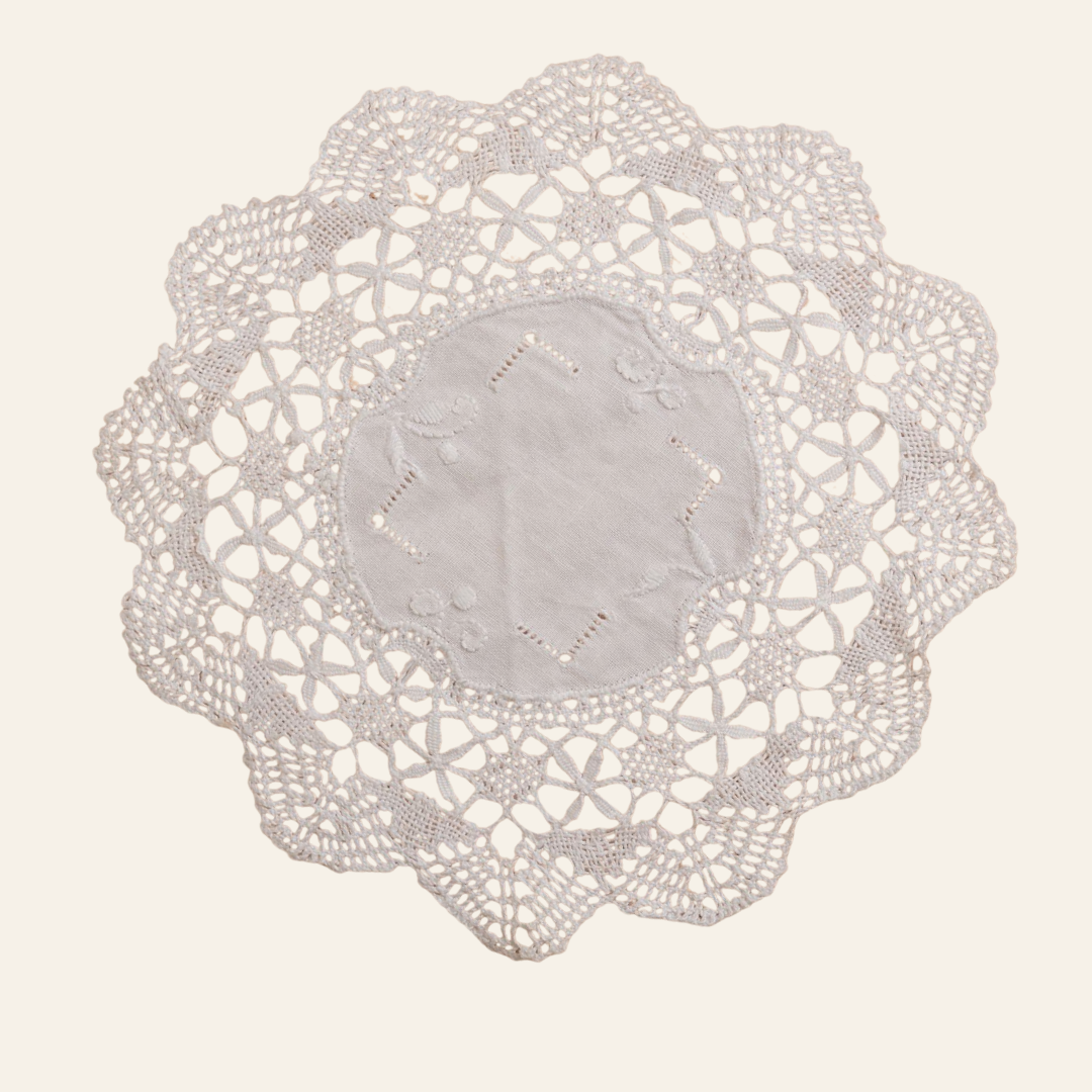 Vintage Embroidered Doiley