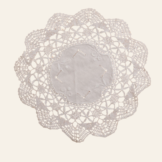 Vintage Embroidered Doiley