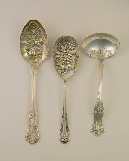 Antique Silver-Plated Ladle