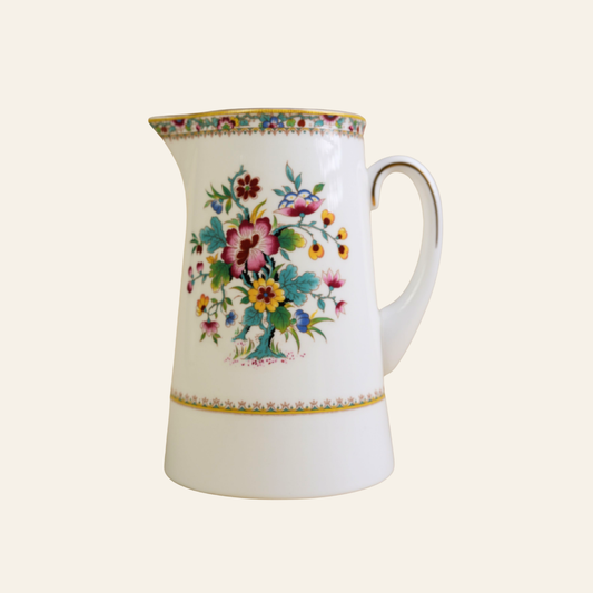 Coalport Ming Rose Bone China Water Jug