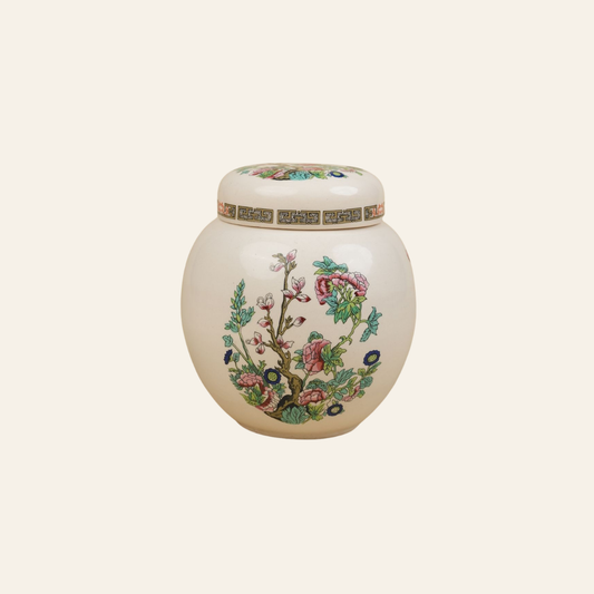 Mason’s Ironstone Floral Jar