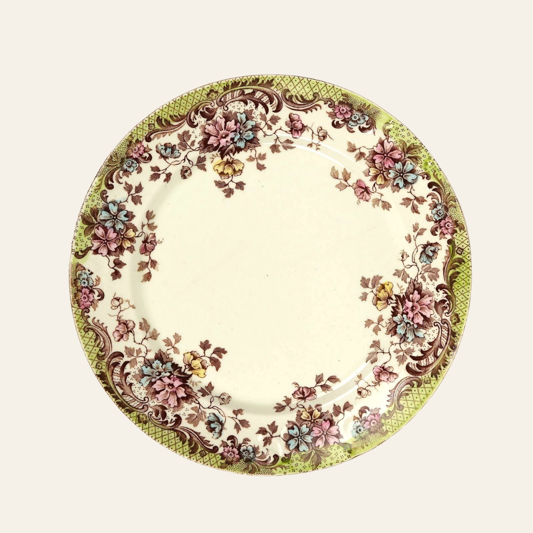 Set of 5 | Antique William Northwood “Maine” Pattern Dinner Plates