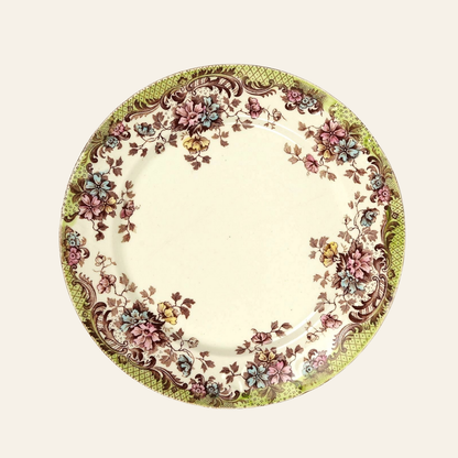 Set of 5 | Antique William Northwood “Maine” Pattern Dinner Plates