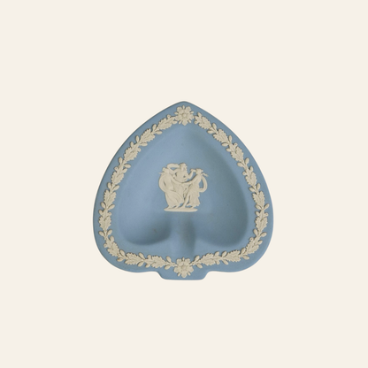 Jasperware Wedgwood Heart-Shaped Trinket Plate