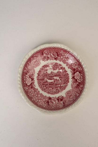 Adams 'Pastoral Scene' Small Cups & Saucers | Set of 6