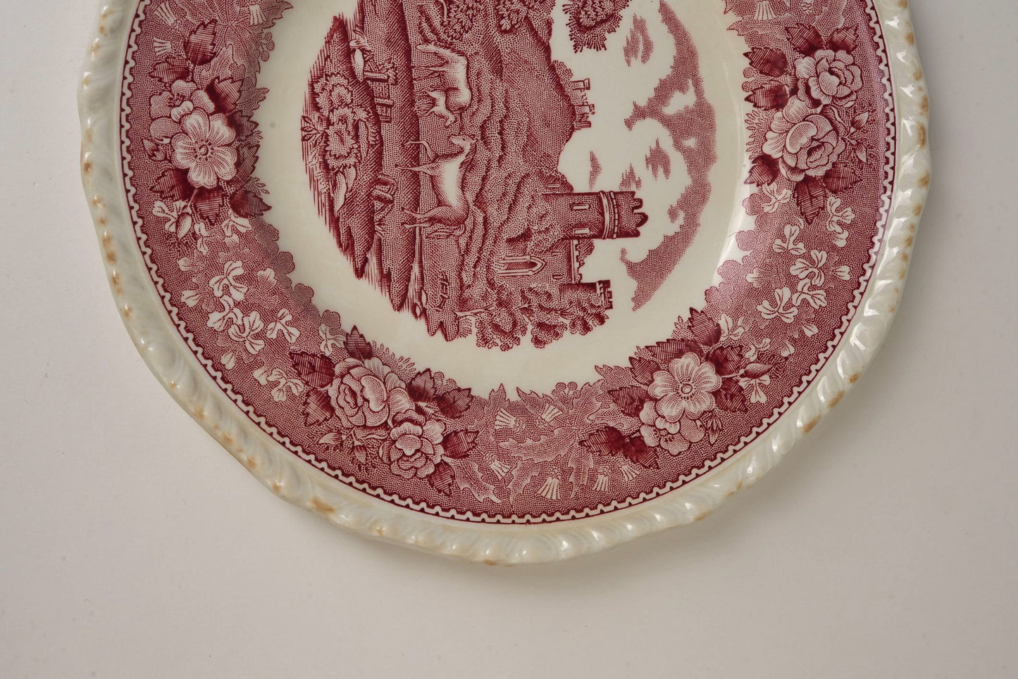 Vintage Adams 'Pastoral Scene' Dinner Plates | Set of 3