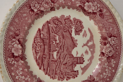 Vintage Adams 'Pastoral Scene' Dinner Plates | Set of 3