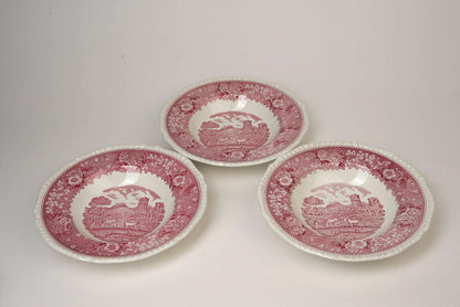 Vintage Adams 'Pastoral Scene' Pasta Bowls | Set of 3