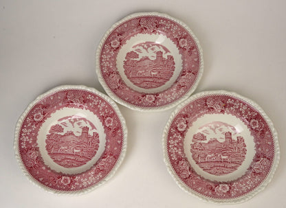 Vintage Adams 'Pastoral Scene' Pasta Bowls | Set of 3