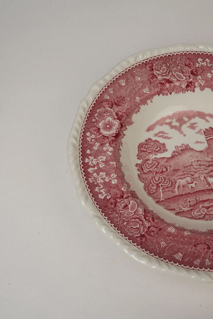 Vintage Adams 'Pastoral Scene' Pasta Bowls | Set of 3