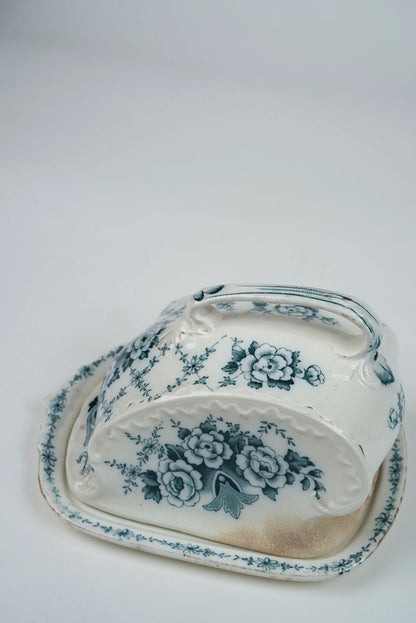 Antique Large Butter Dish