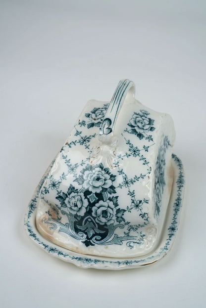 Antique Large Butter Dish