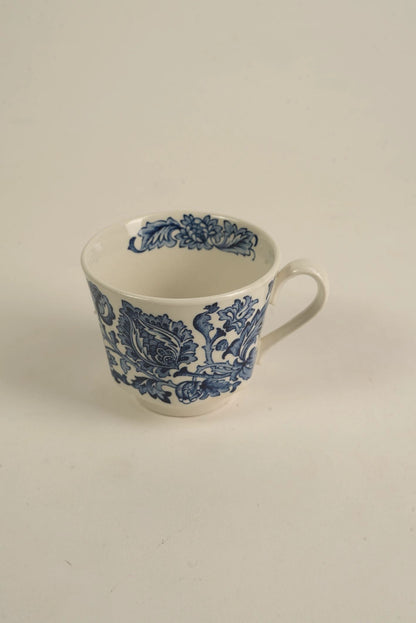 Vintage Ridgway "Jacobean" 14-Piece Ironstone Tea Set, England, c. 1960s