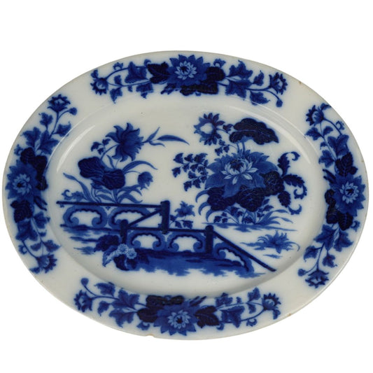 Antique Yedo Pattern Ashworth Brothers Platter | Large