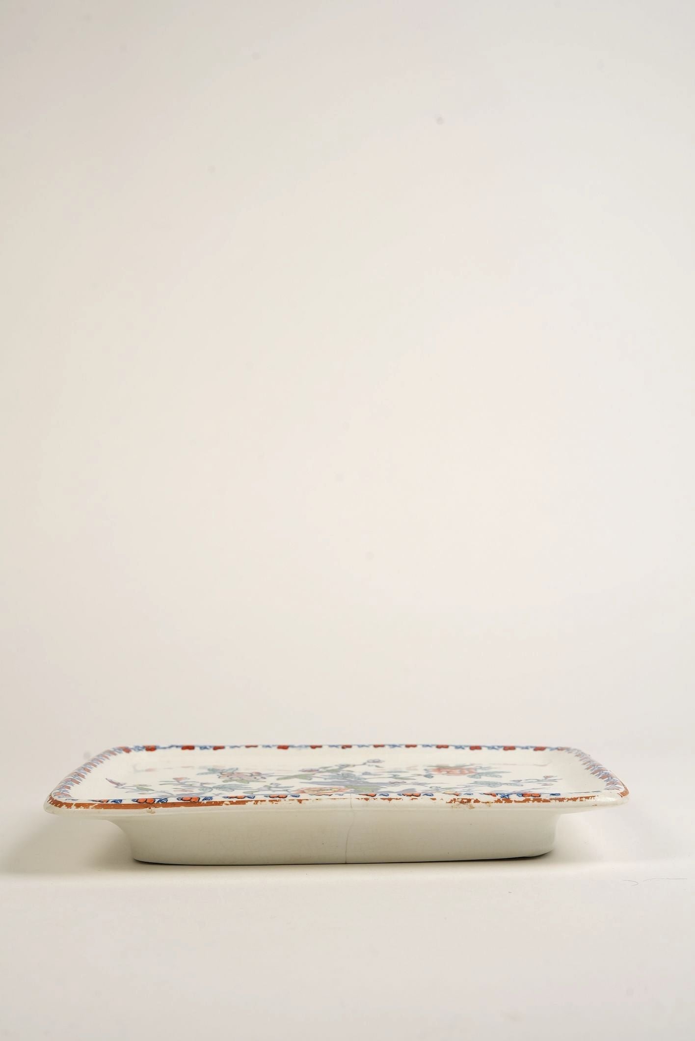 Mason's Ironstone Pompadour Cheese Platter