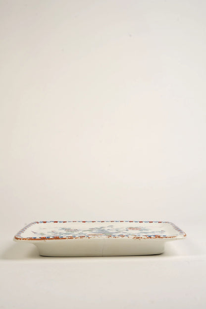 Mason's Ironstone Pompadour Cheese Platter