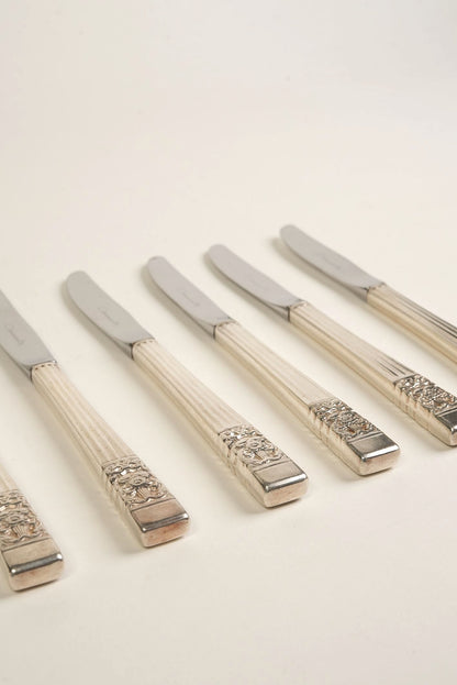 Antique Silver-plated Knives | Set of 8