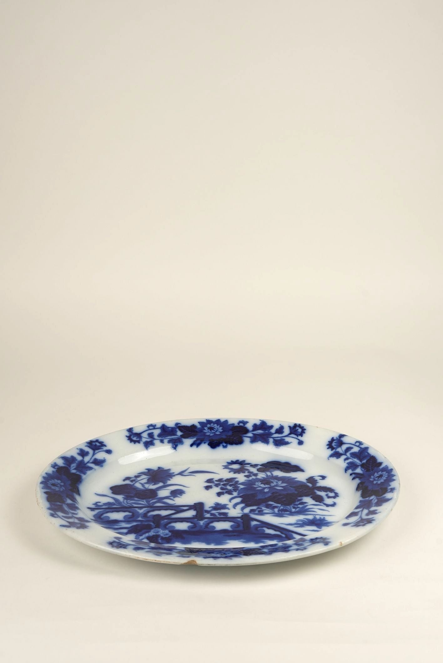 Antique Yedo Pattern Ashworth Brothers Platter | Large