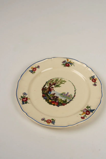 Antoine Watteau Inspired Pastoral Plates | Set of 4