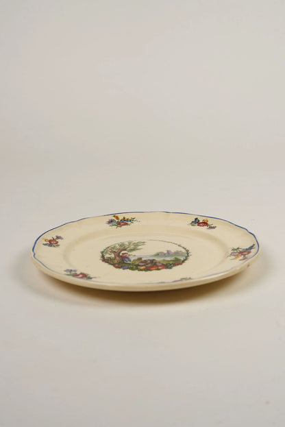 Antoine Watteau Inspired Pastoral Plates | Set of 4