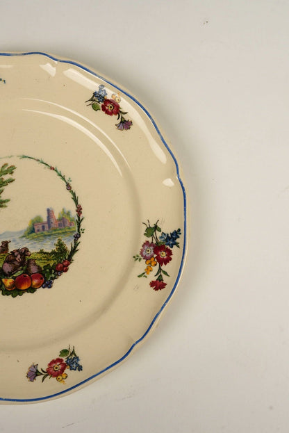 Antoine Watteau Inspired Pastoral Plates | Set of 4