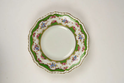 Ashworth Bros Hand-Painted Plates with Gilded Detail | Set of 2