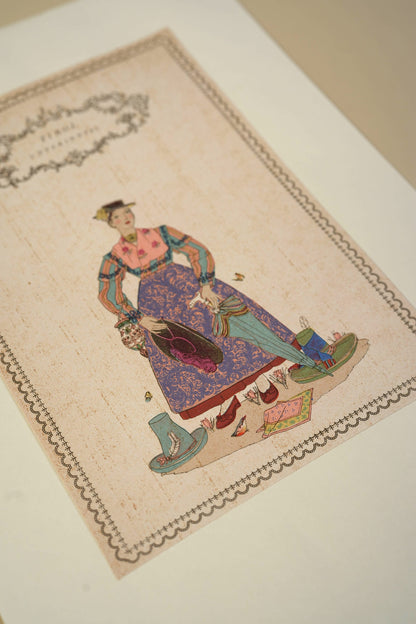 Austrian Folk Costume Print
