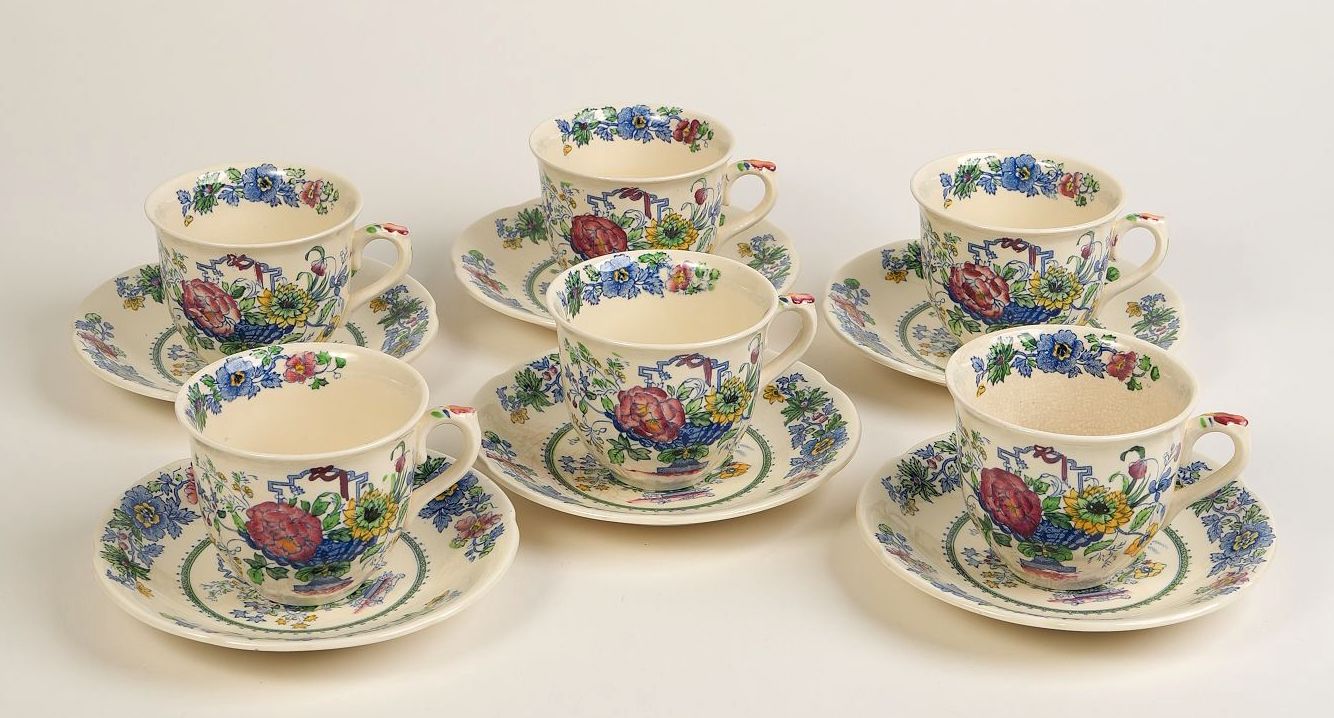 12-Piece Mason's Strathmore Tea Set