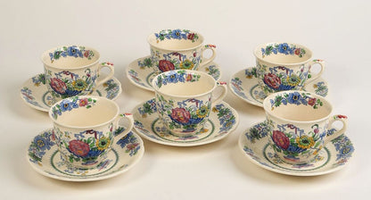 12-Piece Mason's Strathmore Tea Set