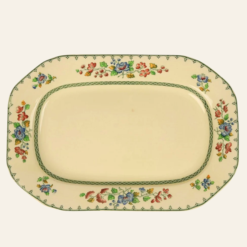 Vintage Copeland Spode 'Royal Jasmine' Platter – Lazy Suzan Home