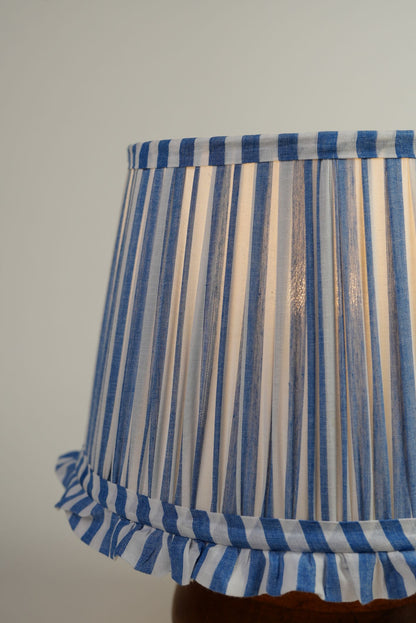 Stripe & Frill Cotton Lampshade