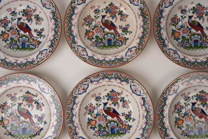 Antique Booths 'Old Dutch Peacock' China Dinner Service